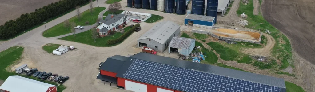 commercial farm solar project windfree solar