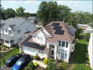 solar panels powering homes like AI data centers Chicago