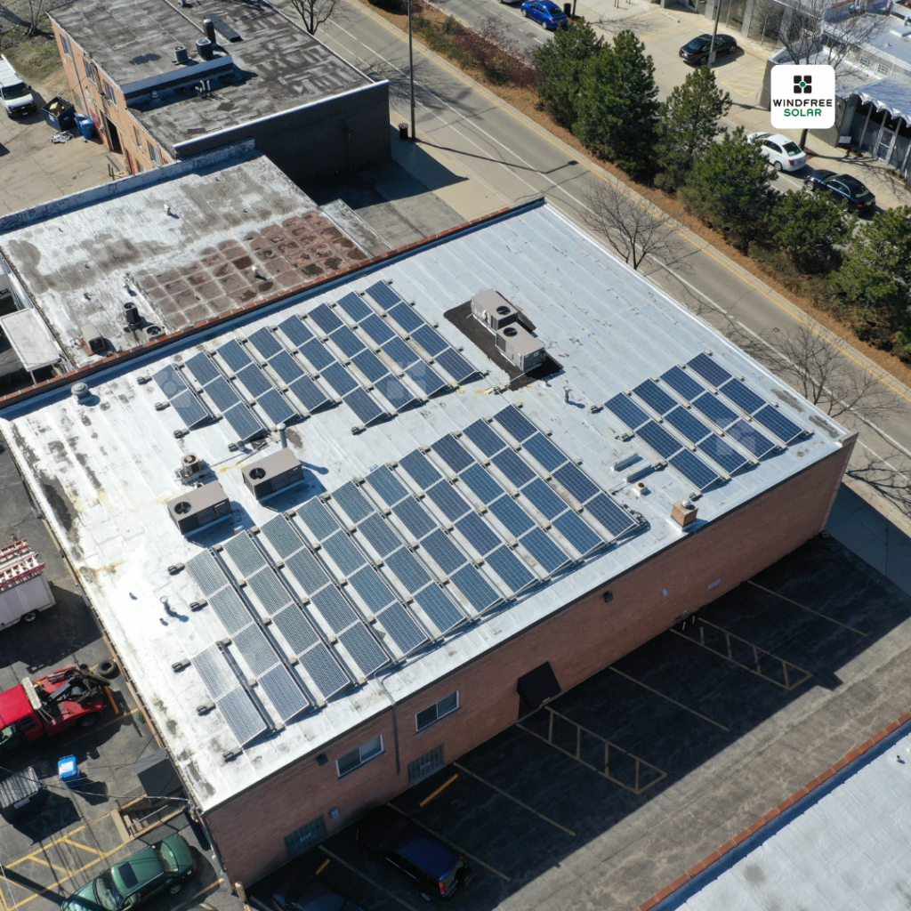 Trusted solar installer evaluating roof for solar panels in Illinois