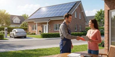 chicago solar panels on a residential roof