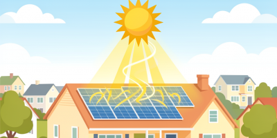 Solar energy basics illustration for Chicago homeowners